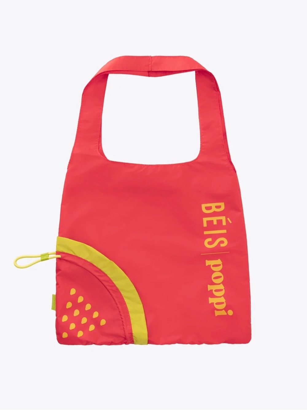 BÉIS x poppi The Reusable Shopping Tote 
in Strawberry NWT. Sold out limited